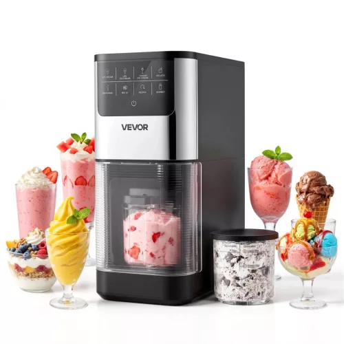 Fagylaltgép 7 az 1-ben fagylaltkészítő gelato, sorbet, milkshake és frozen yogurt készítéséhez, 800W