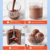 Fagylaltgép 7 az 1-ben fagylaltkészítő gelato, sorbet, milkshake és frozen yogurt készítéséhez, 800W