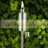 Olajfáklya rozsdamentes acél 115 cm 6db inox kerti fáklya védőkupakkal