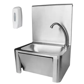   Profi rozsdamentes fali kézmosó inox falikút csappal, ajándék szappanadagolóval