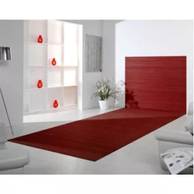 Bambusz szőnyeg DUO falra és padlóra egyaránt bordó 50x80 cm több méretben és színben!