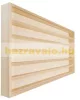 Fali vitrin modell szekrény polc 100x58x8,5 cm kisautó, modellvasút gyűjtő plexi tolóajtóval