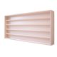 Wall-mounted showcase model cabinet 5 shelves 110 x 49 x 8.5 cm model small car, model railway collection with plexiglass sliding door