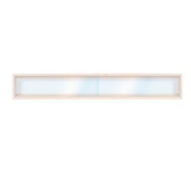 Fali vitrin modell szekrény 1 polc 120x11x8,5 cm kisautó, kisautó, modellvasút gyűjtő plexi tolóajtó