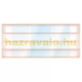 Fali vitrin modell szekrény 54polc 120x39x8,5 cm kisautó, kisautó, modellvasút gyűjtő plexi tolóajtó