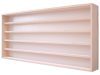 Fali vitrin modell szekrény 5 polc 120x49x8,5 cm kisautó, kisautó, modellvasút gyűjtő plexi tolóajtó
