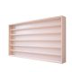 Wall display model cabinet 6 shelves 120x58x8.5 cm small car, small car, model railway collection with plexiglass sliding door