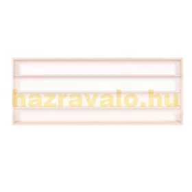 Fali vitrin modell szekrény 4 polc 140x39x8,5 cm kisautó, modellvasút gyűjtő plexi tolóajtóval