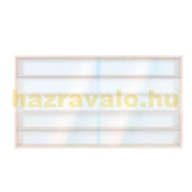 Fali vitrin modell szekrény 5 polc 140x49x8,5 cm kisautó, modellvasút gyűjtő plexi tolóajtóval
