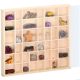 Wall showcase model cabinet shelf 40x45 cm small car, model railway collector dustproof