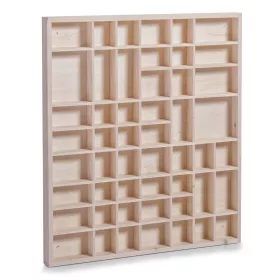   Fali vitrin modell szekrény polc 46x52 cm kisautó, modellvasút gyűjtő üveg nélkül