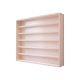 Wall display cabinet model cabinet shelf 60x58x8.5 cm small car, collector's shelf with plexiglass sliding door