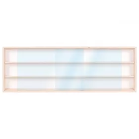   Fali vitrin modell szekrény 3 polc 70x30X8,5 cm kisautó, gyűjtői polc plexi tolóajtóval