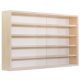 Wall display model cabinet 5 shelves 70x49X8.5 cm small car, collector's shelf with plexiglass sliding door