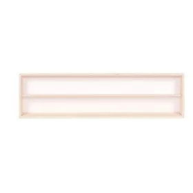 Fali vitrin modell szekrény 2 polc 80x20x8,5 cm kisautó, kisautó, modellvasút gyűjtő plexi tolóajtóv