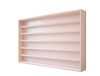 Wall display model cabinet 6 shelves 80x58x8.5 cm small car, small car, model railway collection with plexiglass sliding door