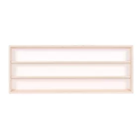 Modell szekrény üveges fali polc 90x30x8,5 cm kisautó, gyűjtői polc