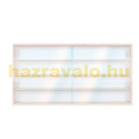   Modell szekrény üveges fali polc 90x38x8,5 cm kisautó, gyűjtői polc