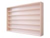 Model cabinet glass wall shelf with 6 shelves 90x58x8.5 cm small car, collector's shelf