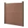 WPC barna kerítéspanel 183x187 cm időjárásálló WPC kerítéselem