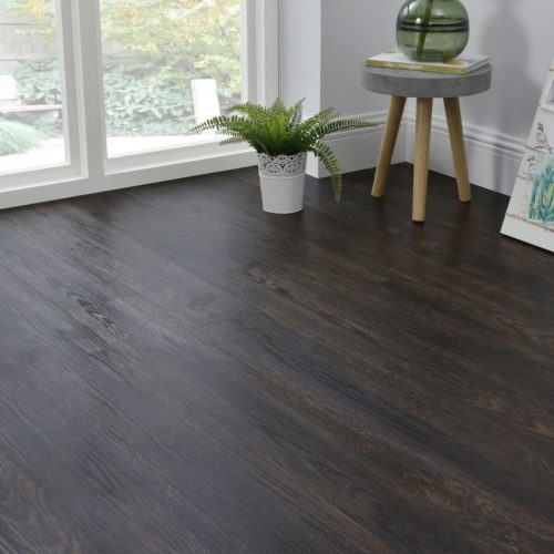 Vinyl öntapadós padlóburkolat Dark Wood Wenge 5,85 m² PVC laminált padlólap