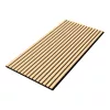 Akusztikus fali panel 4db 120x60 cm világos tölgyfa hatású lamellás falburkolat dekorpanel
