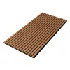 Akusztikus fali panel 4db 120x60 cm teakfa hatású lamellás falburkolat dekorpanel