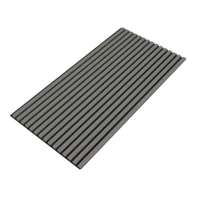   Akusztikus fali panel 4db 120x60 cm világosszürke tölgyfa hatású lamellás falburkolat dekorpanel