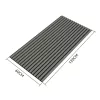 Akusztikus fali panel 4db 120x60 cm világosszürke tölgyfa hatású lamellás falburkolat dekorpanel
