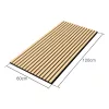 Akusztikus fali panel 8db 120x60 cm tölgyfa hatású lamellás falburkolat dekorpanel