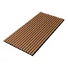 Akusztikus fali panel 8db 120x60 cm teakfa hatású lamellás falburkolat dekorpanel