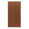 Akusztikus fali panel 8db 120x60 cm teakfa hatású lamellás falburkolat dekorpanel
