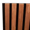 Akusztikus fali panel 8db 120x60 cm teakfa hatású lamellás falburkolat dekorpanel