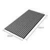 Akusztikus fali panel 8db 120x60 cm szürke tölgyfa hatású lamellás falburkolat dekorpanel