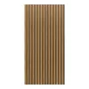 Akusztikus fali panel 16db 120x60 cm sötét tölgyfa hatású lamellás falburkolat dekorpanel
