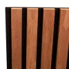 Akusztikus fali panel 16db 120x60 cm teakfa hatású lamellás falburkolat dekorpanel