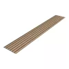 3D falpanel 5db 195x30 cm világos tölgyfa-hatás lamellás falburkolat dekorpanel 