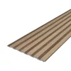 3D falpanel 5db 195x30 cm világos tölgyfa-hatás lamellás falburkolat dekorpanel 