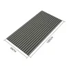 Akusztikus fali panel 8db 120x60 cm világosszürke tölgyfa hatású lamellás falburkolat dekorpanel