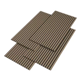   Akusztikus fali panel 12db 120x60 cm világos diófa-hatású lamellás falburkolat dekorpanel