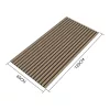 Akusztikus fali panel 16db 120x60 cm világos diófa-hatású lamellás falburkolat dekorpanel