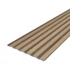 3D falpanel 10db 195x30 cm világos tölgyfa-hatású lamellás dekorpanel