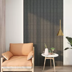   3D falpanel 16db 195x12,2 cm márványszürke lamellás falburkolat dekorpanel 