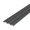 3D falpanel 24db 195x12,2 cm márványszürke lamellás falburkolat dekorpanel 