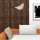 3D falpanel 24db 195x31,5 cm diófa-hatású lamellás falburkolat dekorpanel 