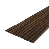 3D falpanel 24db 195x31,5 cm diófa-hatású lamellás falburkolat dekorpanel 
