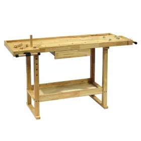 Fa munkaasztal műhelyasztal otthoni barkácsasztal fából