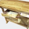 Wooden work table workshop table home DIY table made of wood