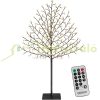 Illuminated decorative tree cherry blossom LED tree with remote control warm white light 180 cm indoor/outdoor