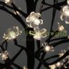 Illuminated decorative tree cherry blossom LED tree with remote control warm white light 180 cm indoor/outdoor
